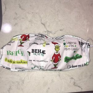 Grinch Christmas Face Mask for adults